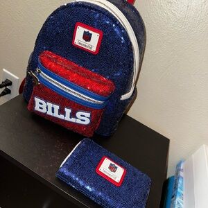 Buffalo bills loungefly bag and wallet